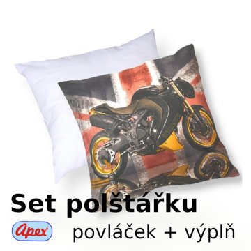 3D párnahuzat Apex - Motorkerékpárok - készlet Párnák töltelékkel + Huzat