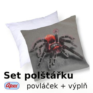 3D párnahuzat Apex - Spider - szett Töltelékes párnák + Huzat